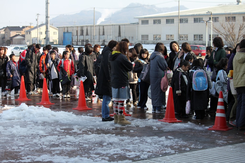 開場前の行列風景